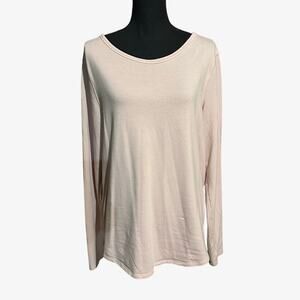 Old Navy Light Pink Peek-A-Boo Back Activewear Top Women's L Large